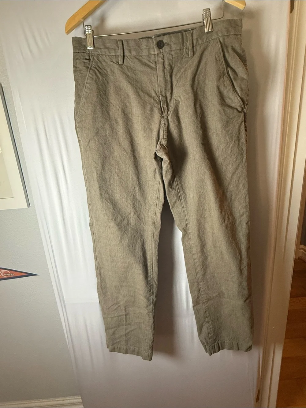 Banana Republic Vintage Straight Khaki Chino Pants Men’s 33x30 Beige Casual